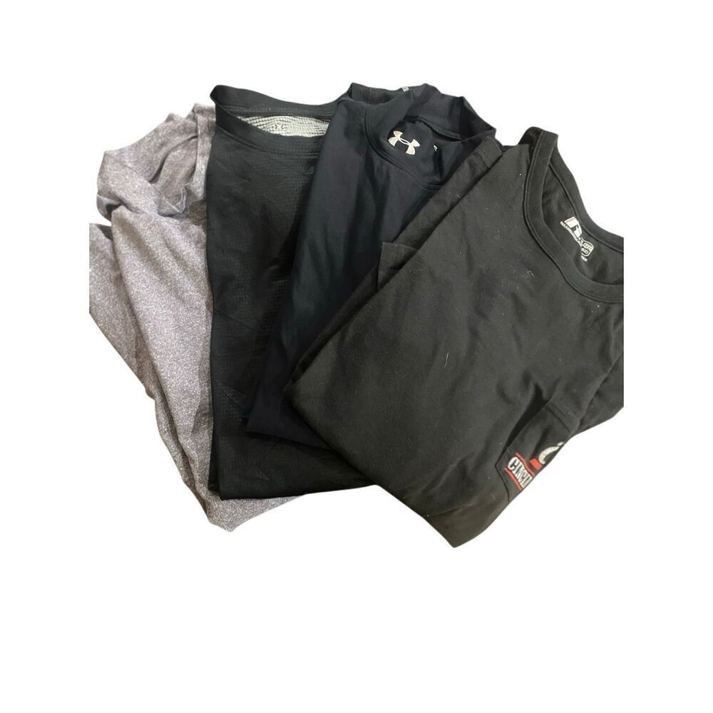 Men’s bundle of 2XL athletic shirts Nike under Armour UC bearcats 3 long sleeve - Picture 1 of 15